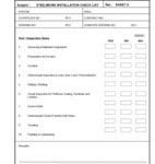 Structural QC Inspection Checksheets | QA/QC Construction