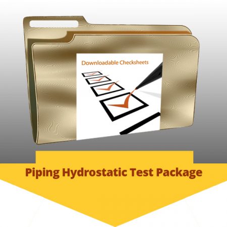 Piping Hydrostatic Test Package